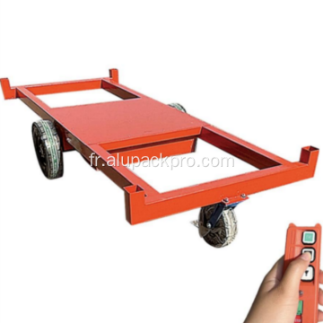 Chariot de transfert électrique télécommandé pour profilés en aluminium